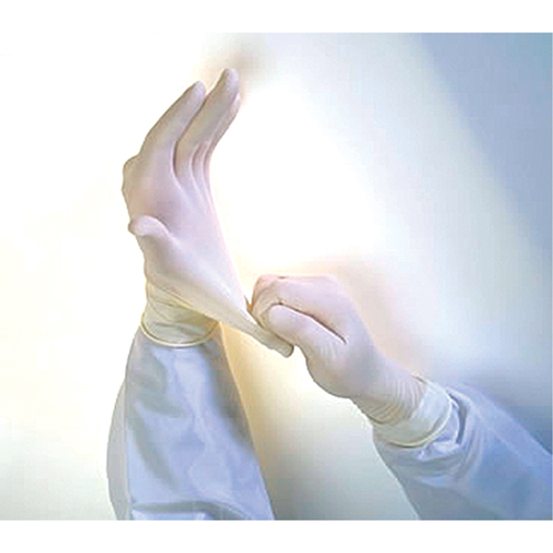Gants d'examen Qualatex Miracle Grip QRP, Moyen, Latex, 6 mils, Sans poudre, Blanc Advanced Consulting and Training Ltd.