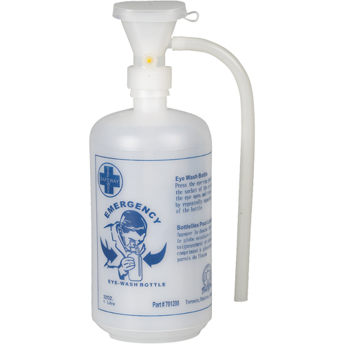 Eyewash Bottle With Eye Cup, Empty Bottle, 32 oz. Advanced Consulting and Training Ltd.