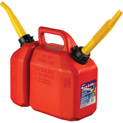 Combo Jerry Can Gasoline/Oil, 2.17 US Gal/8.25 L, Red, CSA Compliant/ULC Advanced Consulting and Training Ltd.