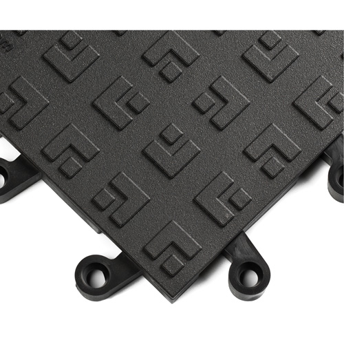Syst&egrave;mes de carrelage ergonomiques ErgoDeck No 562, PVC, 1-1/2' la c, 1-1/2' lo, 7/8" &eacute;paisseur, Noir Advanced Consulting and Training Ltd.