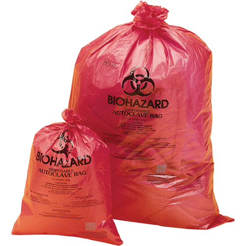 Sacs pour d&eacute;chets dangereux, Biorisque, 35" lo x 25" la, 0,0317 mm, Capacit&eacute; de 45.4 L (12 gal.) Advanced Consulting and Training Ltd.