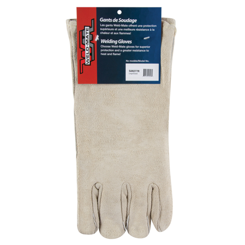 Premium Welder's Gloves, Split Cowhide, Size Large Advanced Consulting and Training Ltd.