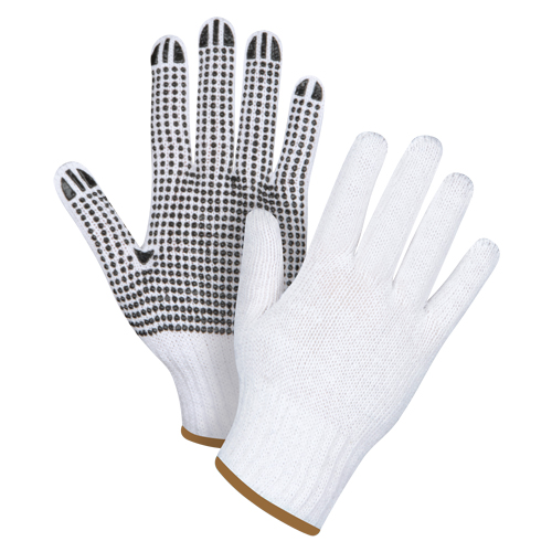 Gants tricot&eacute;s &agrave; pois, Poly/coton, Un c&ocirc;t&eacute;, Calibre 7, Grand Advanced Consulting and Training Ltd.