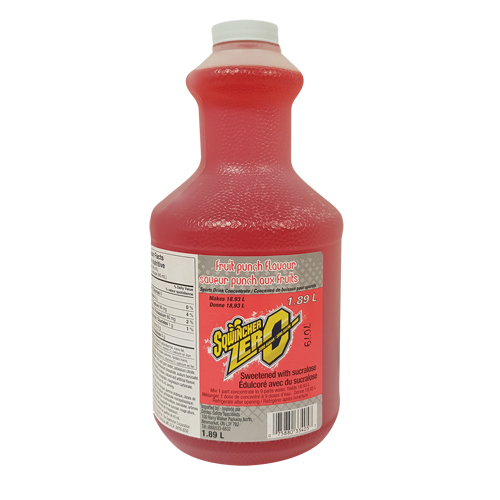 Sqwincher&reg; ZERO&reg; Rehydration Drink, Concentrate, Fruit Punch Advanced Consulting and Training Ltd.