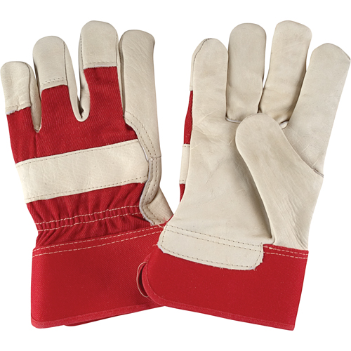 Gants d'ajusteur &agrave; paume s&egrave;che de premi&egrave;re qualit&eacute;, Grand, Paume en Cuir fleur de vache, Doublure en Coton Advanced Consulting and Training Ltd.