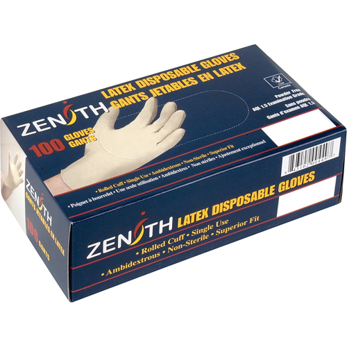 Premium Sensitive Skin Examination Gloves, X-Small, Latex, 4-mil, Powder-Free, Natural Advanced Consulting and Training Ltd.