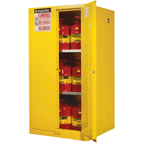 Armoires Sure-Grip EX pour produits inflammables, 60 gal., 2 Porte(s), 34" La x 65" h x 34" p Advanced Consulting and Training Ltd.