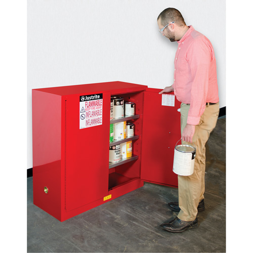 Armoire de s&eacute;curit&eacute; pour la peinture et les encres combustibles EX Sure-Grip, 40 gal., 3 tablettes Advanced Consulting and Training Ltd.
