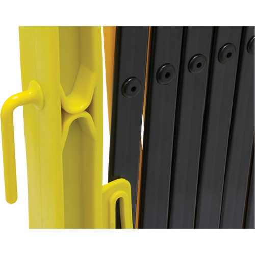 Xpandit Barricade, 36" H x 11.5' L, Black/Yellow Advanced Consulting and Training Ltd.