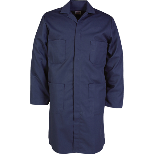 Lab Coat, Poly-Cotton, 46, Navy Blue Advanced Consulting and Training Ltd.