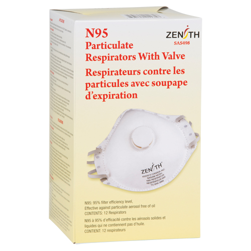 Particulate Respirators, N95, NIOSH Certified, Medium/Large Advanced Consulting and Training Ltd.