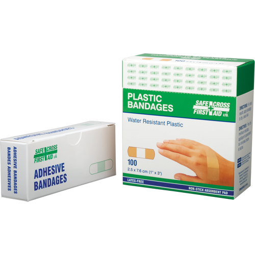 Bandages, Rectangulaire/carr&eacute;e, 3", Plastique, St&eacute;rile Advanced Consulting and Training Ltd.