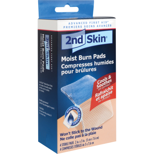 2nd Skin&reg; Moist Burn Pads, 2" x 3", Class 2 Advanced Consulting and Training Ltd.