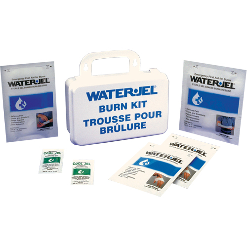 Trousses d'urgence pour brûlures Water Jel, Boîte en plastique de 10 unit&eacute;s, Classe 2 Advanced Consulting and Training Ltd.
