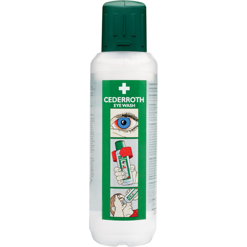 Cederroth Eyewash Solution, Full Bottle, 500 ml Advanced Consulting and Training Ltd.