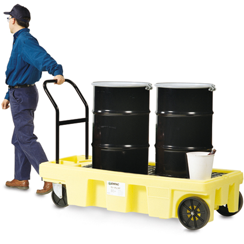 Poly-Spillcart Cart, 66.5" L x 29" W x 43.9" H, 57 US gal. Spill Cap. Advanced Consulting and Training Ltd.
