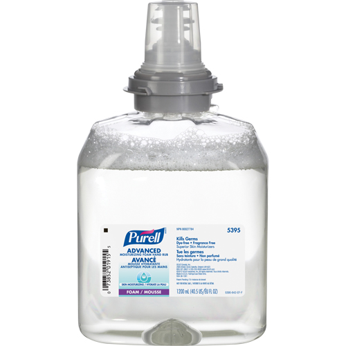 D&eacute;sinfectant pour les mains avanc&eacute; en mousse hydratante TFX, 1200 ml, Cartouche de recharge, 70 % alcool Advanced Consulting and Training Ltd.