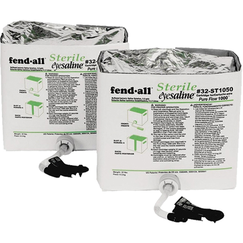 Cartouches de liquide pour poste de douche oculaire Fendall Pure Flow 1000, 1120 oz Advanced Consulting and Training Ltd.