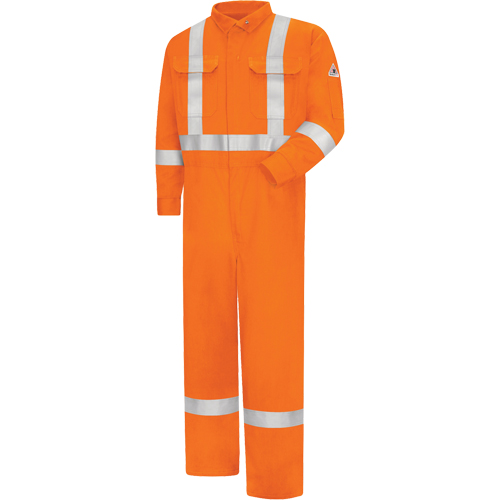 CSA Compliant 7 oz. Ultra Soft&reg; Coveralls, Men's, Orange, Size 38 Advanced Consulting and Training Ltd.