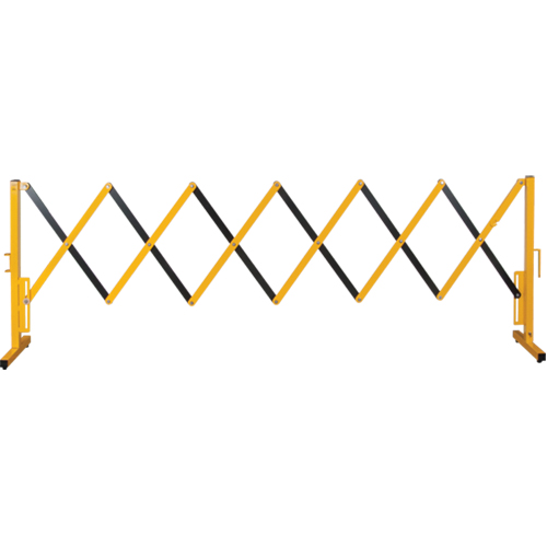 Barri&egrave;re extensible, 37" h x 11' lo, Noir/Jaune Advanced Consulting and Training Ltd.