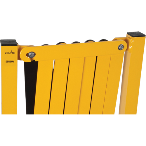 Barri&egrave;re extensible, 37" h x 11' lo, Noir/Jaune Advanced Consulting and Training Ltd.