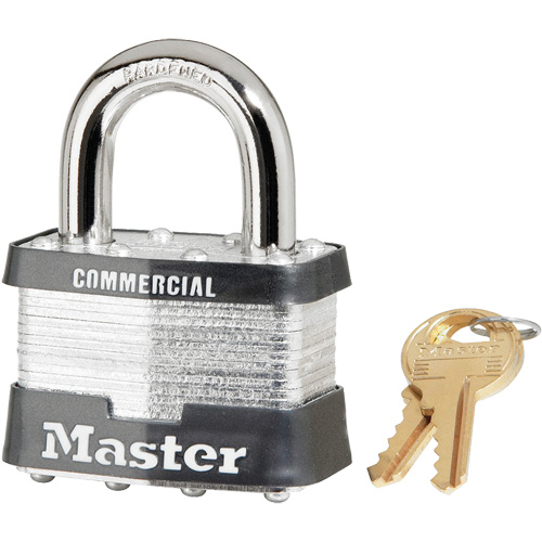 Laminated Padlock, Silver, Keyed Alike, Laminated Steel, 2" Width Advanced Consulting and Training Ltd.