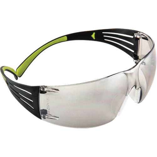 Lunettes de s&eacute;curit&eacute; SecureFit s&eacute;rie 400, Lentille Miroir int&eacute;rieur/ext&eacute;rieur, Anti-&eacute;gratignures, ANSI Z87+/R&eacute;pond ou surpasse la norme CSA Z94.3 Advanced Consulting and Training Ltd.