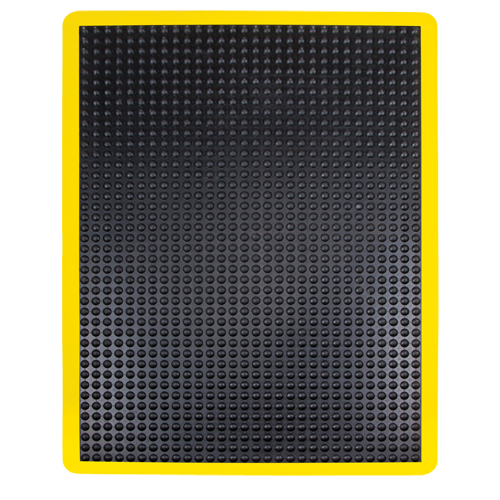Anti-Fatigue Dome Matting, Bubbled, 2' x 3' x 1/2", Black, Rubber Advanced Consulting and Training Ltd.