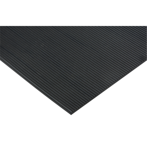 Tapis &agrave; nervures fines, Essuie-pieds, 4' x 75' x 1/8", Noir Advanced Consulting and Training Ltd.