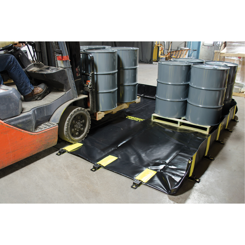 Bermes Rigid-Lock QuickBerm, Capacit&eacute; 745 gal. US, 10' la x 10' lo x 12" h, Paroi &agrave; piquets Advanced Consulting and Training Ltd.