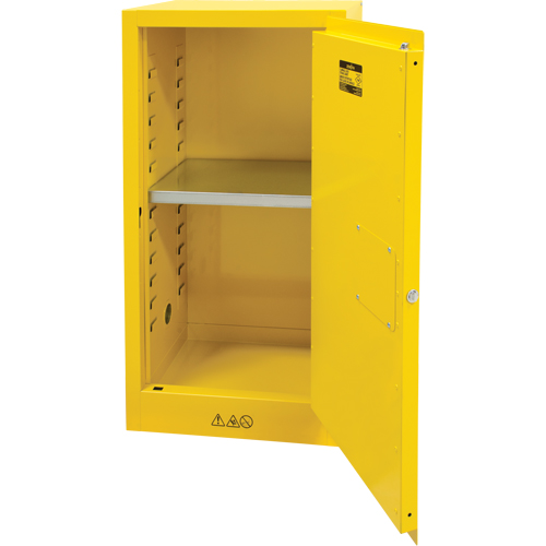 Armoire pour produits inflammables, 16 gal., 1 Porte(s), 23" La x 44" h x 18" p Advanced Consulting and Training Ltd.