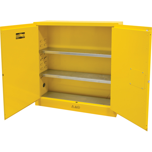 Armoire pour produits inflammables, 24 gal., 2 Porte(s), 43" La x 44" h x 12" p Advanced Consulting and Training Ltd.