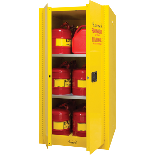 Armoire pour produits inflammables, 60 gal., 2 Porte(s), 34" La x 65" h x 34" p Advanced Consulting and Training Ltd.