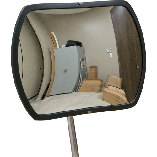 Miroir convexe rectangulaire/rond avec bras t&eacute;lescopique, 12" h x 18" la, Int&eacute;rieur/Ext&eacute;rieur Advanced Consulting and Training Ltd.