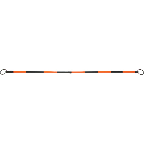 Retractable Cone Bar, 7' 5" Extended Length, Black/Orange Advanced Consulting and Training Ltd.
