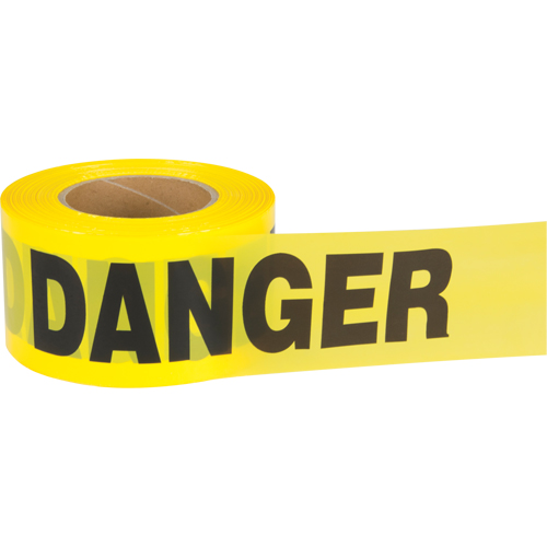 Ruban pour barricade Danger, Bilingue, 3" la x 1000' lo, 2,5 mils, Noir sur jaune Advanced Consulting and Training Ltd.