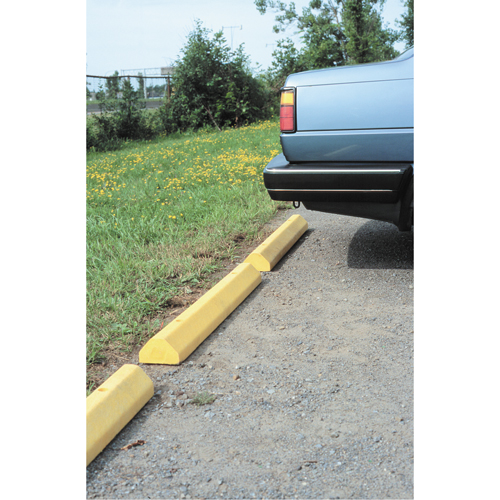 Car Stops, Plastic, 4' L, Yellow Advanced Consulting and Training Ltd.