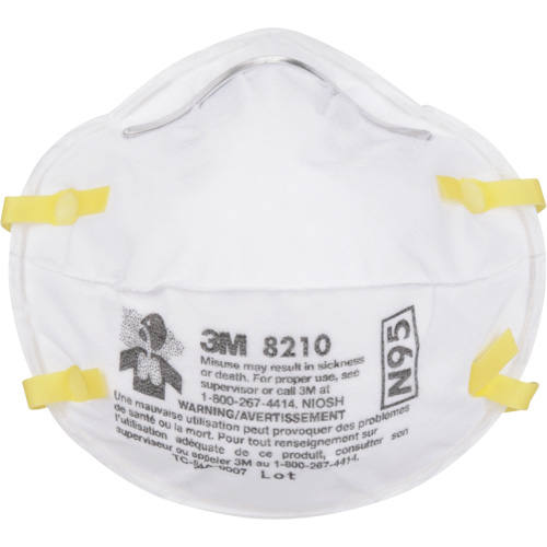 Respirateurs contre les particules 8210, N95, Certifi&eacute; NIOSH Advanced Consulting and Training Ltd.