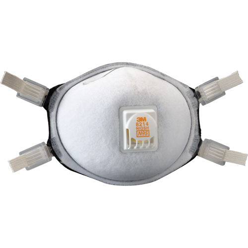 Respirateurs contre les particules 8214 pour soudage, N95, Certifi&eacute; NIOSH Advanced Consulting and Training Ltd.