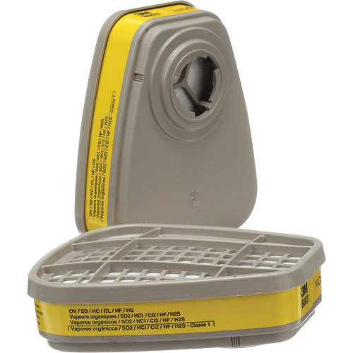 6000 Series Respirator Cartridges, Gas/Vapour Cartridge, Organic Vapour/Acid Gas Advanced Consulting and Training Ltd.