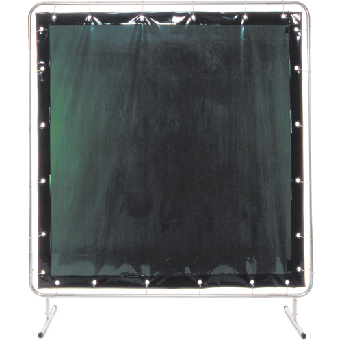 Welding Screen and Frame, 2 Panels, Green, 6' x 6' Advanced Consulting and Training Ltd.