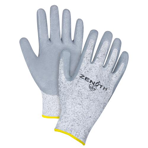 Gants &eacute;lastiques sans coutures r&eacute;sistants &agrave; la coupe, Taille 2T-Grand/11, Calibre 13, Rev&ecirc;tement Nitrile, Enveloppe en PEHP, ANSI/ISEA 105 niveau 2/EN 388 niveau 3 Advanced Consulting and Training Ltd.