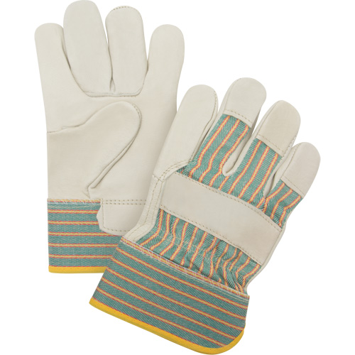 Abrasion-Resistant Fitter's Gloves, Medium, Grain Cowhide Palm Advanced Consulting and Training Ltd.