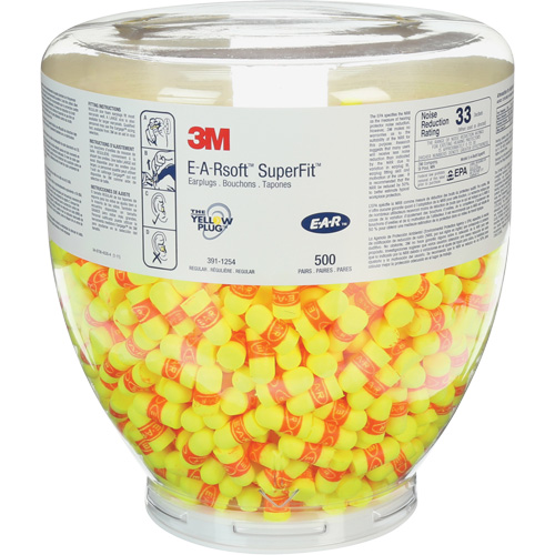 Refill E-A-Rsoft SuperFit One Touch Earplugs, Bulk - Canister Advanced Consulting and Training Ltd.