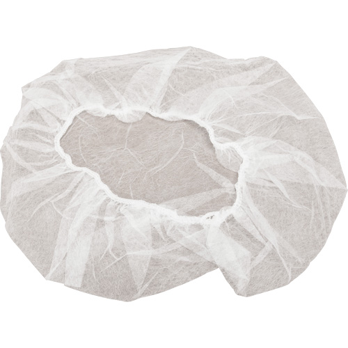 Non-Woven Bouffant Caps, Polypropylene, 18", White Advanced Consulting and Training Ltd.