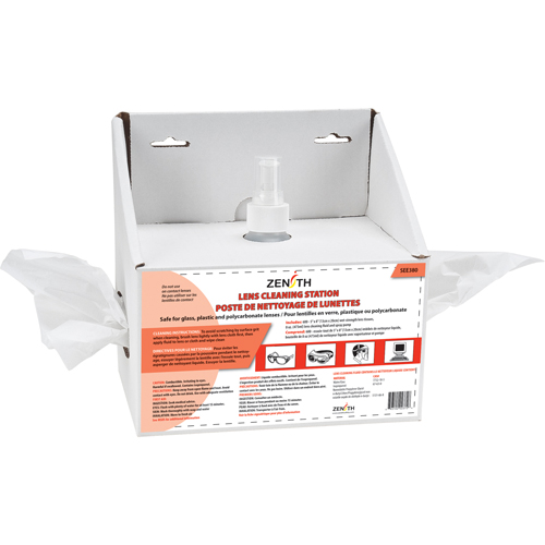 Poste de nettoyage jetables pour lentilles, Carton, 8" lo x 4" p x 8" h Advanced Consulting and Training Ltd.