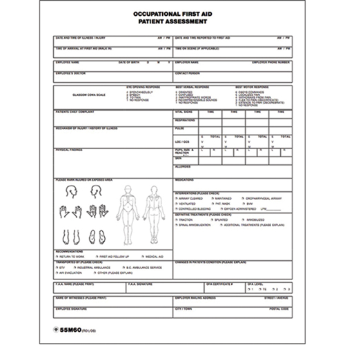 Diagramme d'&eacute;valuation du patient Advanced Consulting and Training Ltd.