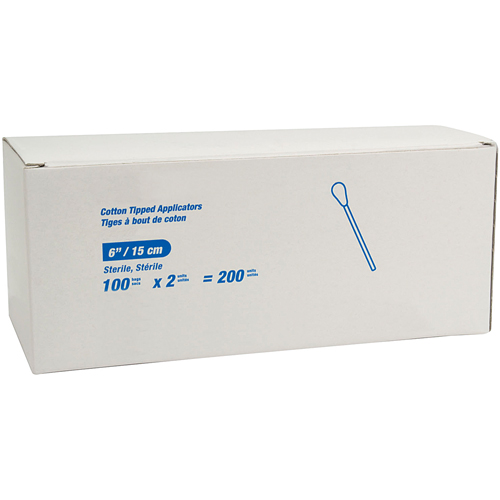6" Cotton Tipped Applicators Advanced Consulting and Training Ltd.