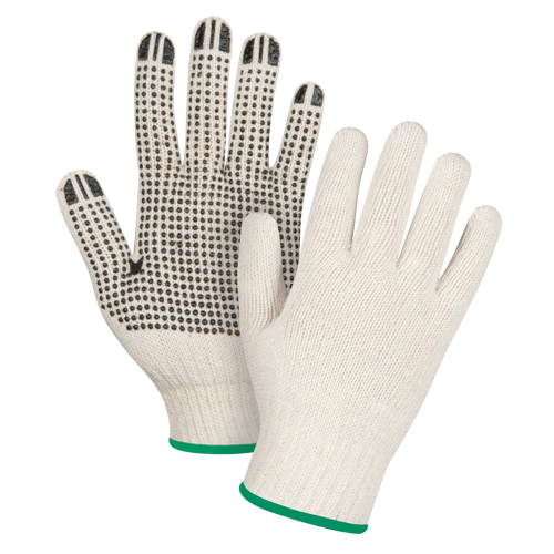 Gants l&eacute;gers tricot&eacute;s &agrave; pois, Poly/coton, Un c&ocirc;t&eacute;, Calibre 7, Moyen Advanced Consulting and Training Ltd.