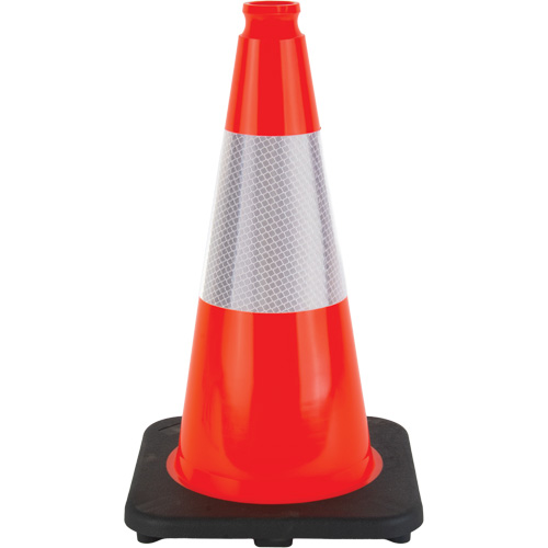 Traffic Cone, 18", Orange, 6" Reflective Collar(s) Advanced Consulting and Training Ltd.